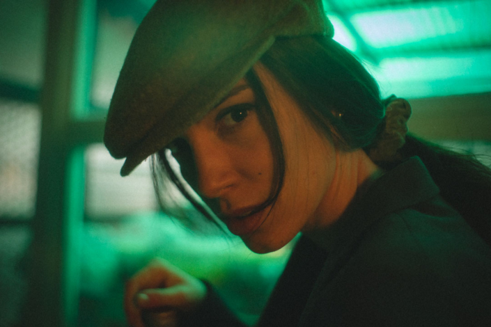 portrait, glamur, fashion, beautiful girl, head shot, analog, 35mm